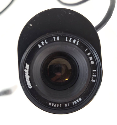 Vintage Computar 16MM F1.3 APC TV Lens  CCTV 102852