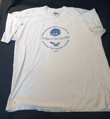 Sterling Washington Class of 62 T Shirt 35 Years XL African American High School
