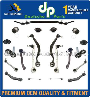 BMW E38 FRONT REAR CONTROL ARM  BALL JOINT ENGINE STRUT MOUNT TIE ROD 24 PC KIT