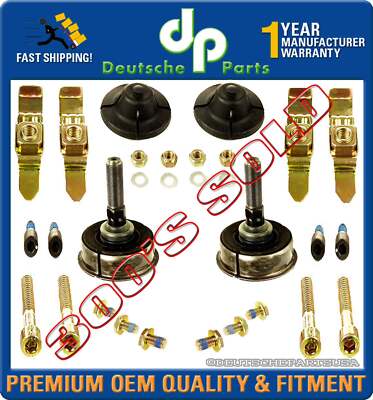 MERCEDES W126 FRONT GUIDE ROD TRACK STRUT MOUNTS 126 330 13 35 1263301335 SET 2