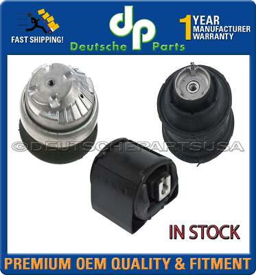 MB W210 E430 4MATIC ENGINE TRANSMISSION MOUNTS 2102402217 2102402117 2102400618