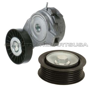 Drive Belt Tensioner Assembly + PULLEY for Saab 9-3 9-5 4898755 + 55562635 SET 2