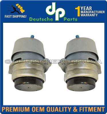 PORSCHE PANAMERA 3.0 V6 HYDRAULIC OIL FILLED Engine Motor Mount Mounts LH+RH SET