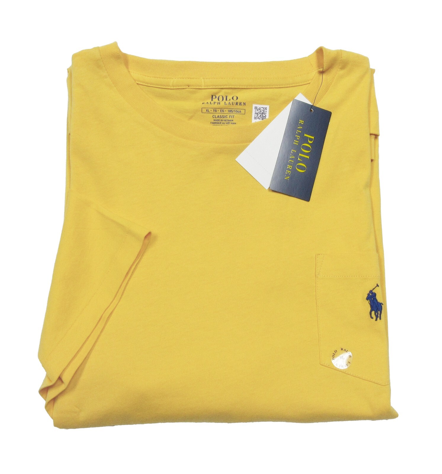Polo Ralph Lauren Men's Gold Bugle Solid Classic Fit Crew