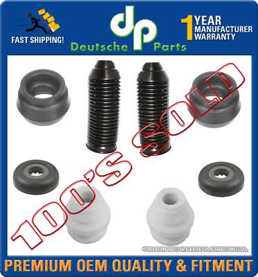 STRUT SHOCK MOUNTS BEARINGS BUMP STOP FOR AUDI TT VW BEETLE GOLF JETTA KIT 8