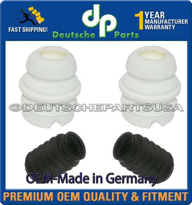 BMW E46 E85 E86 Front Strut Bump Stop+ Dust Boot 31331094751 Made Germany Set 4