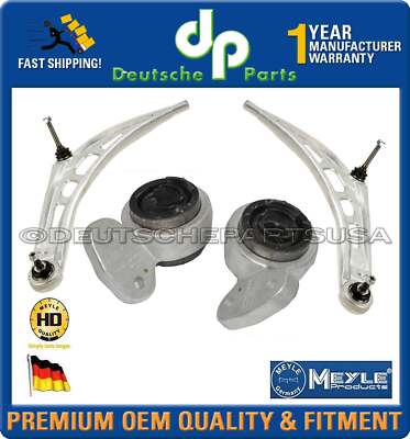 MEYLE CONTROL ARM ARMS BALL JOINT MEYLE BUSHING BUSHINGS HD for BMW E46 3 SERIES