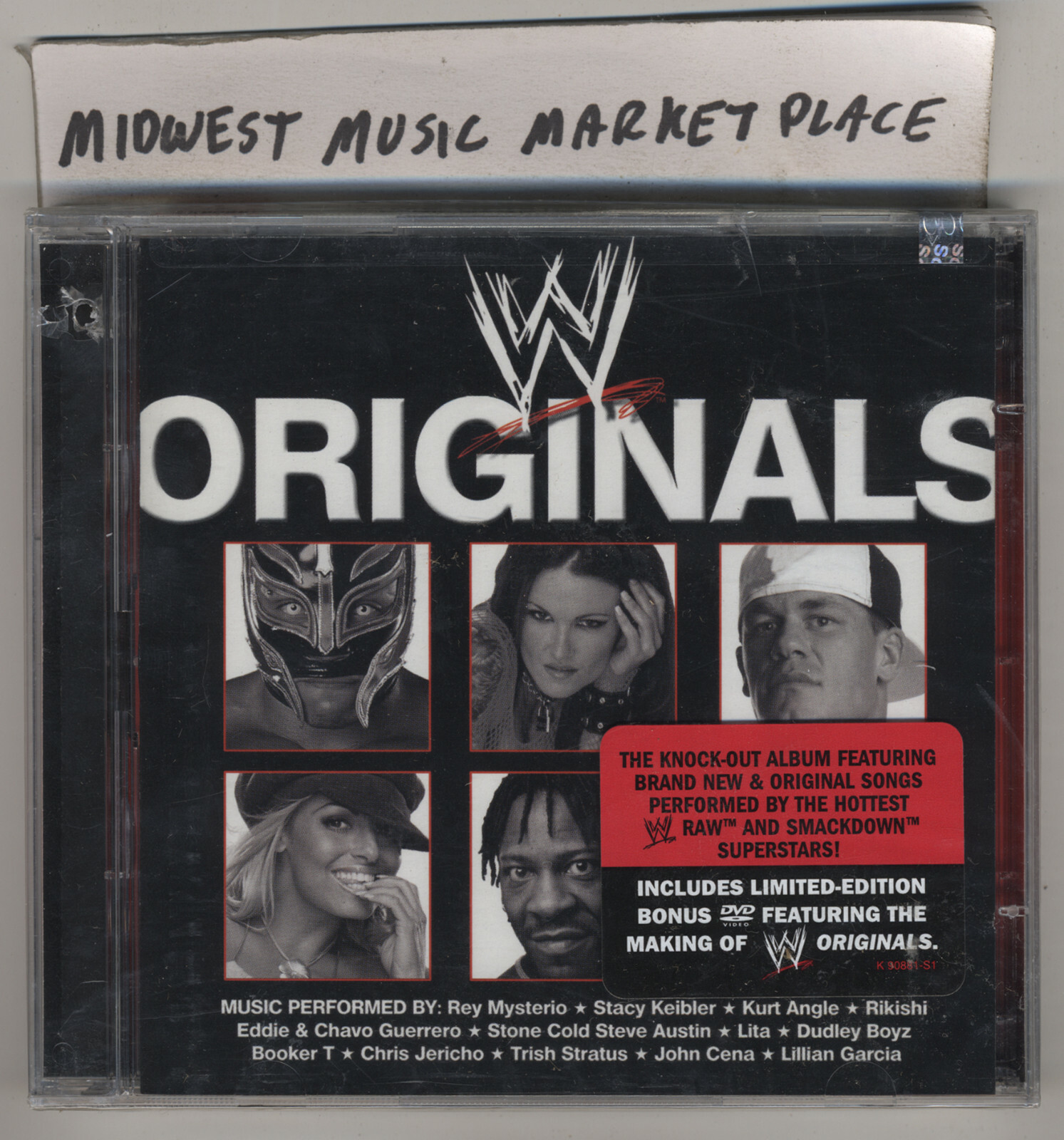 WWE Originals Limited Edition CD+DVD - Brand New & Sealed