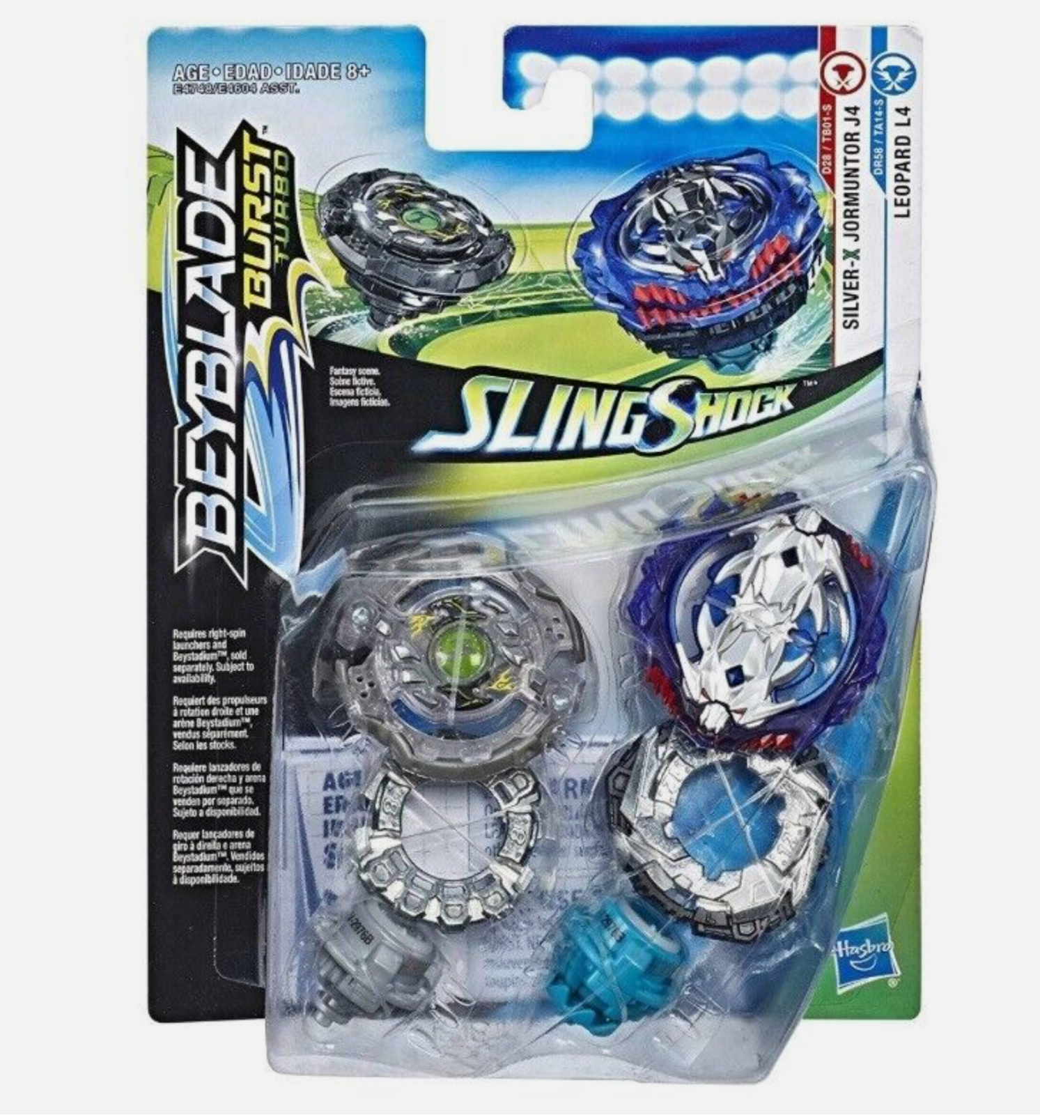 Beyblade Burst Turbo Slingshock Dual Pack Leopard L4