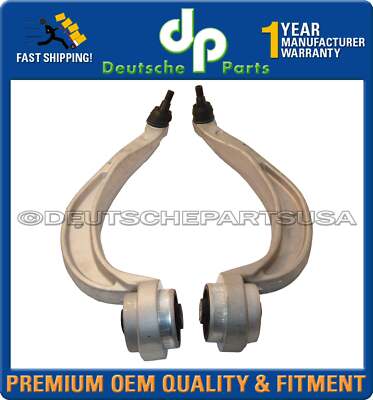 For Porsche Macan Front Lower Control Arm Ball Joint w/ Bushing LH + RH Set 2