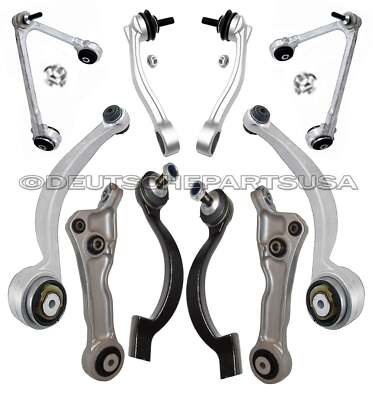 UPPER + LOWER CONTROL ARMS BALL JOINTS Tie Rods for JAGUAR XF SUSPENSION KIT 10