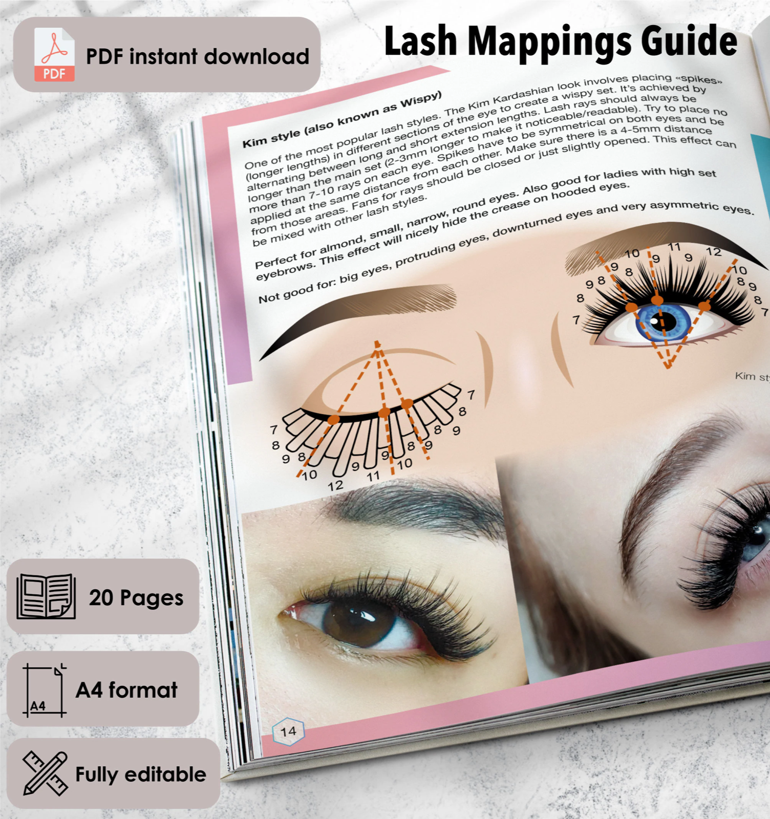 Lash Mappings, Eyelashes Extension Training Manual, Lash Practiсe Guide, PDF | eBay for Free Printable Printable Eyelash Extension Practice Sheet