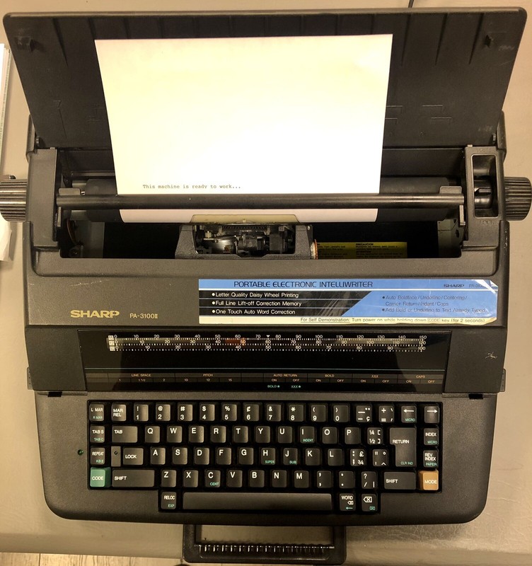 Farbband Für Sharp PA 3100 H Schreibmaschine - Schwarz Von Faxland