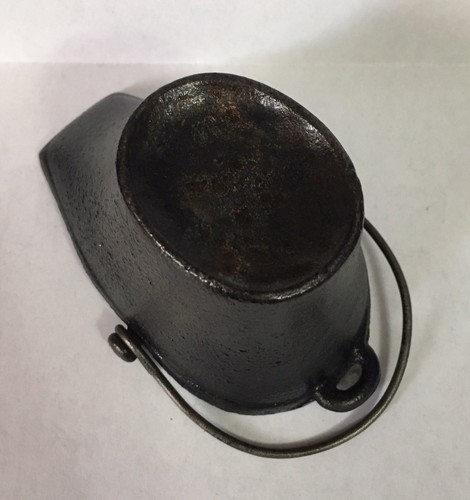 Vintage Crescent Cast Iron Stove Replacement Part Coal Ash Bucket
