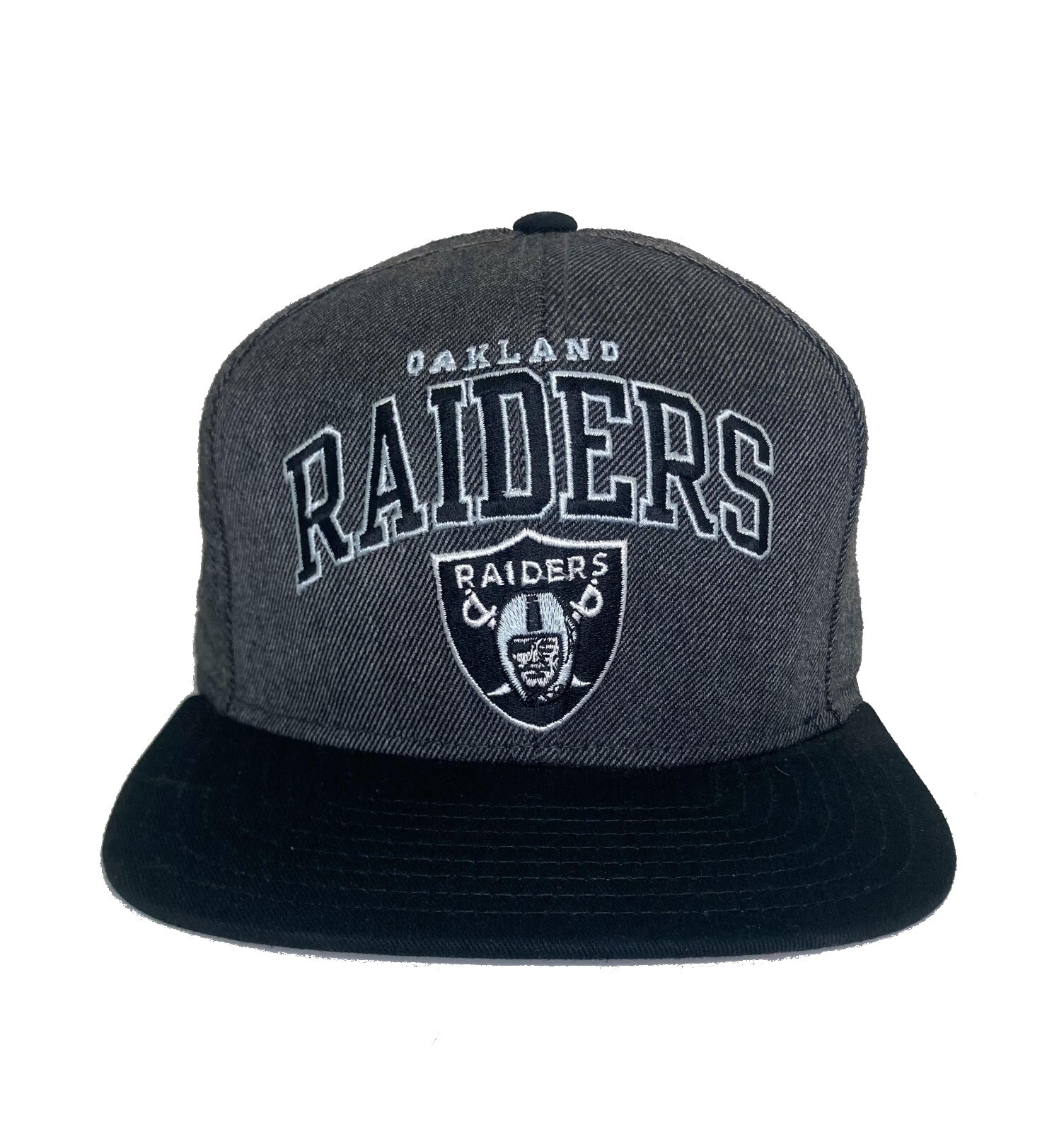 Oakland Raiders Vintage Two Tone Adjustable Snapback Cap