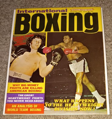 INTERNATIONAL BOXING  DEC 1974 MUHAMMAD ALI COVER (FINE)