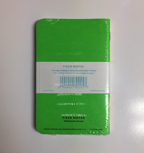 Field Notes Sealed Graph 3 Pack Neon Ice Pops Limited Edition 2010