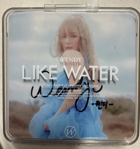 【未開封】Wendy Like Water: 1st Mini Album RED VELVET WENDY LIKE WATER 1ST MINI ALBUM PHOTOBOOK VER