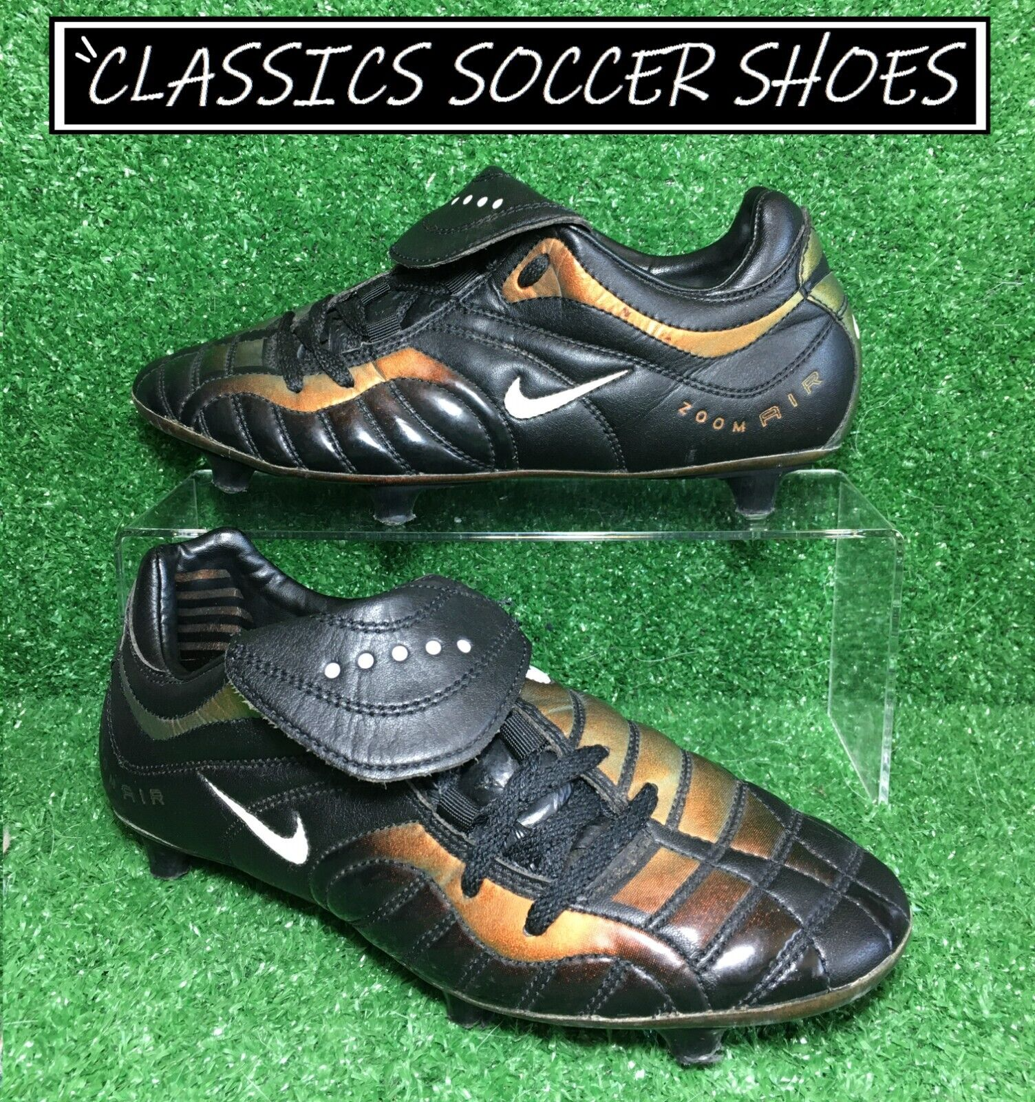 NIKE air zoom Total90 Ⅱ Training Shoes Nike Air Zoom Total 90 II TF Red shoes mens Football/Soccers