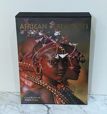 AFRICAN CEREMONIES - TWO VOLUME BOXED - 1999 - HARDCOVER - PUB BY HARRY ABRAMS
