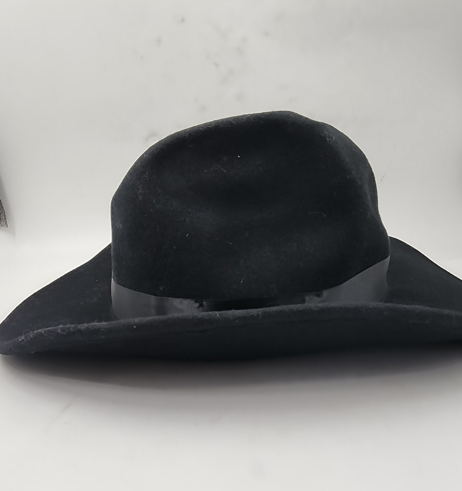 Marcus Adler Wool Short-Brim Cowboy Hat with Satin Trim Women's OS Black - Picture 4 of 14