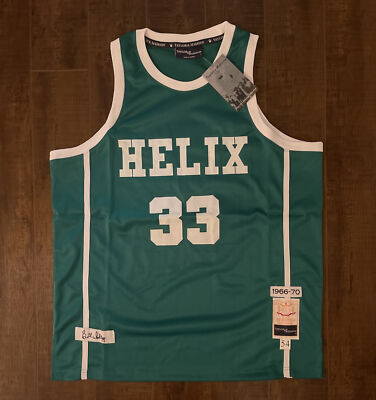 Bill Walton Helix HS Taylor & Madison Jersey New Tags Free Ship Sz 56 Celtics