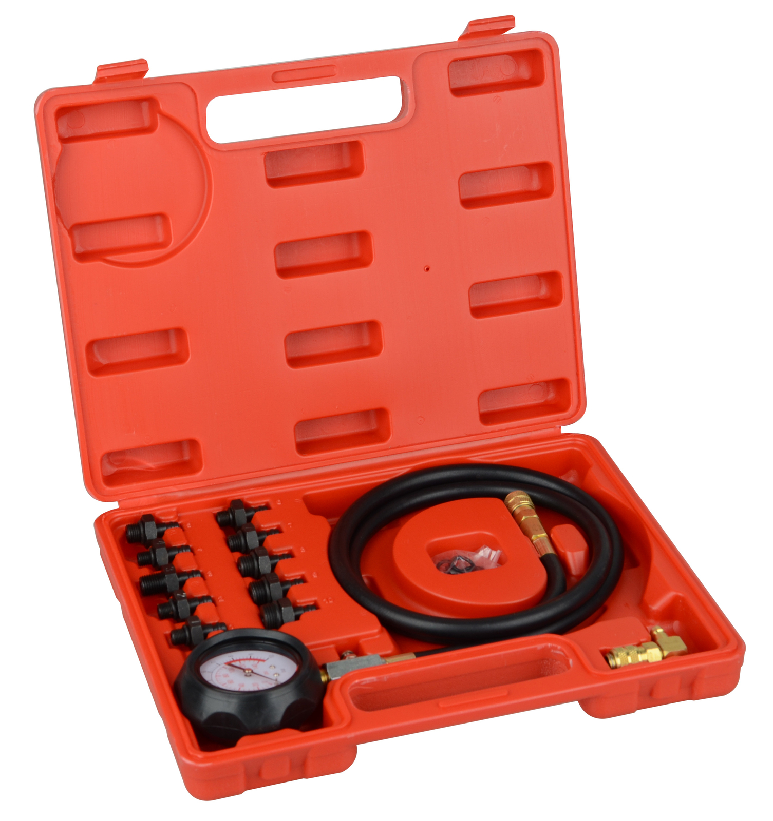 Pressure Oil Auto Test Car Diagnostic Truck Engine New Gauge Kit Set Tool Tester