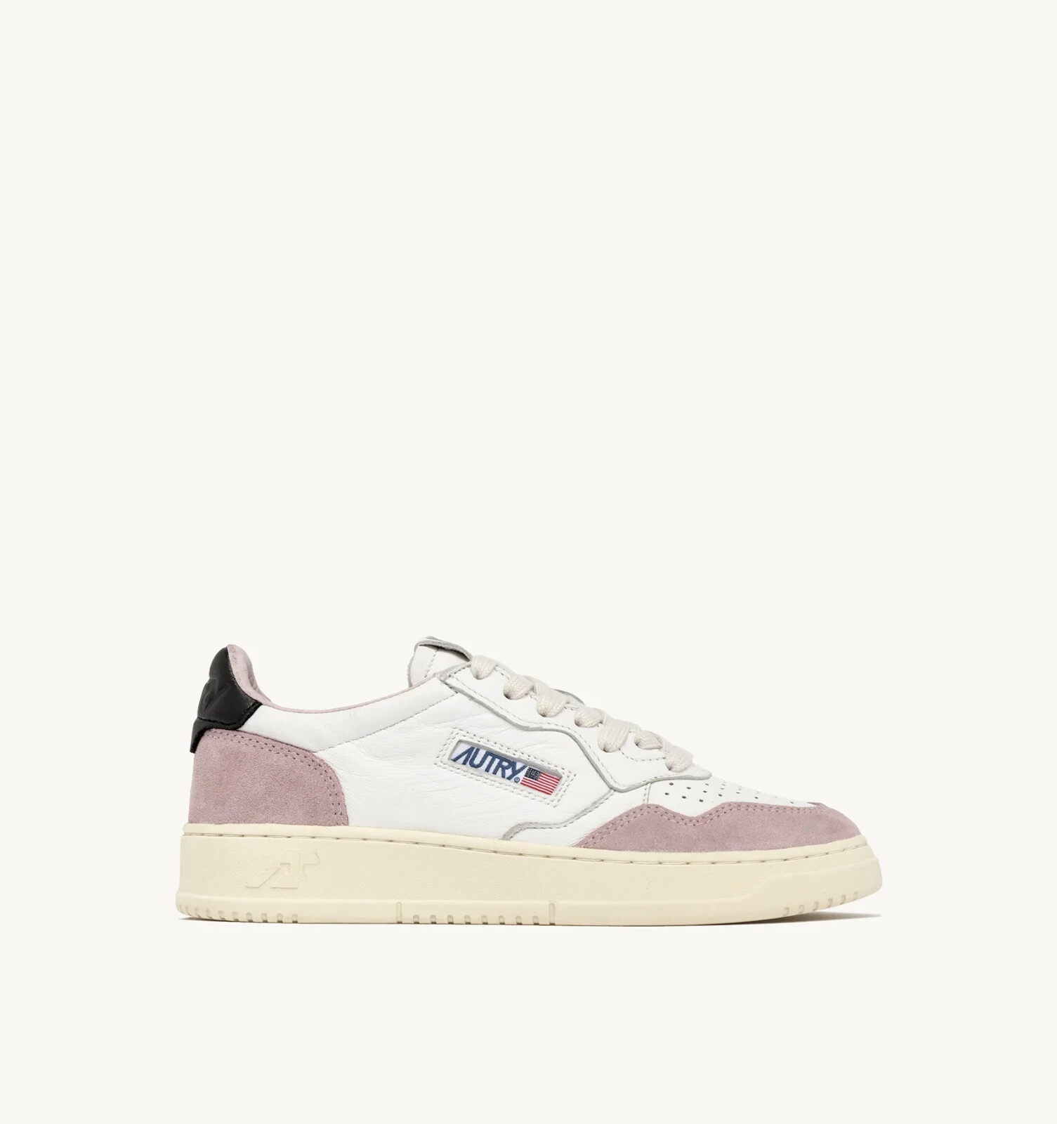 Autry Medalist Platform Sneakers For Women In White And