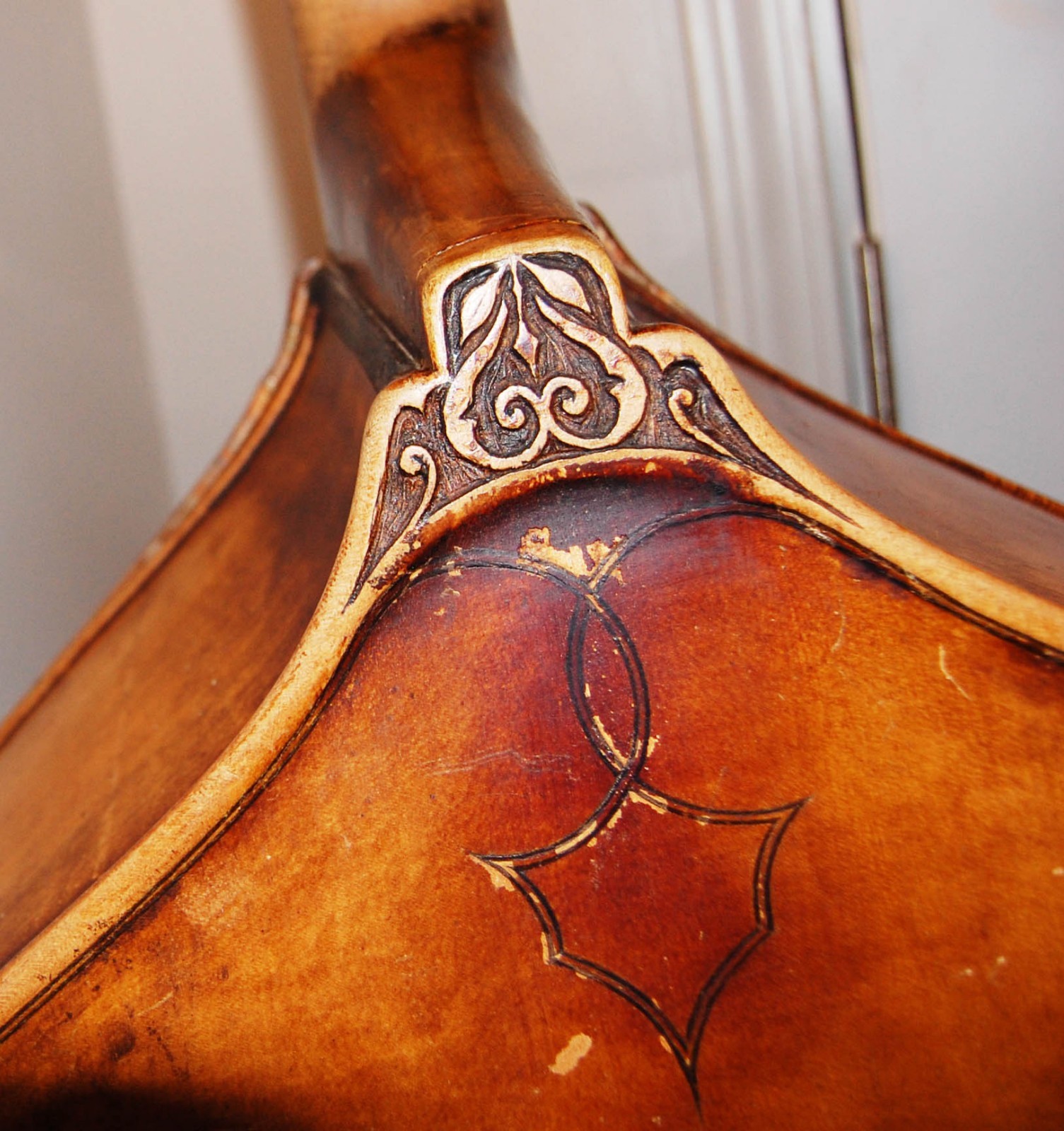 Jacobus Hornsteiner Upright Double Bass 4/4 German 1920-30 + Andrea Eastman Bow