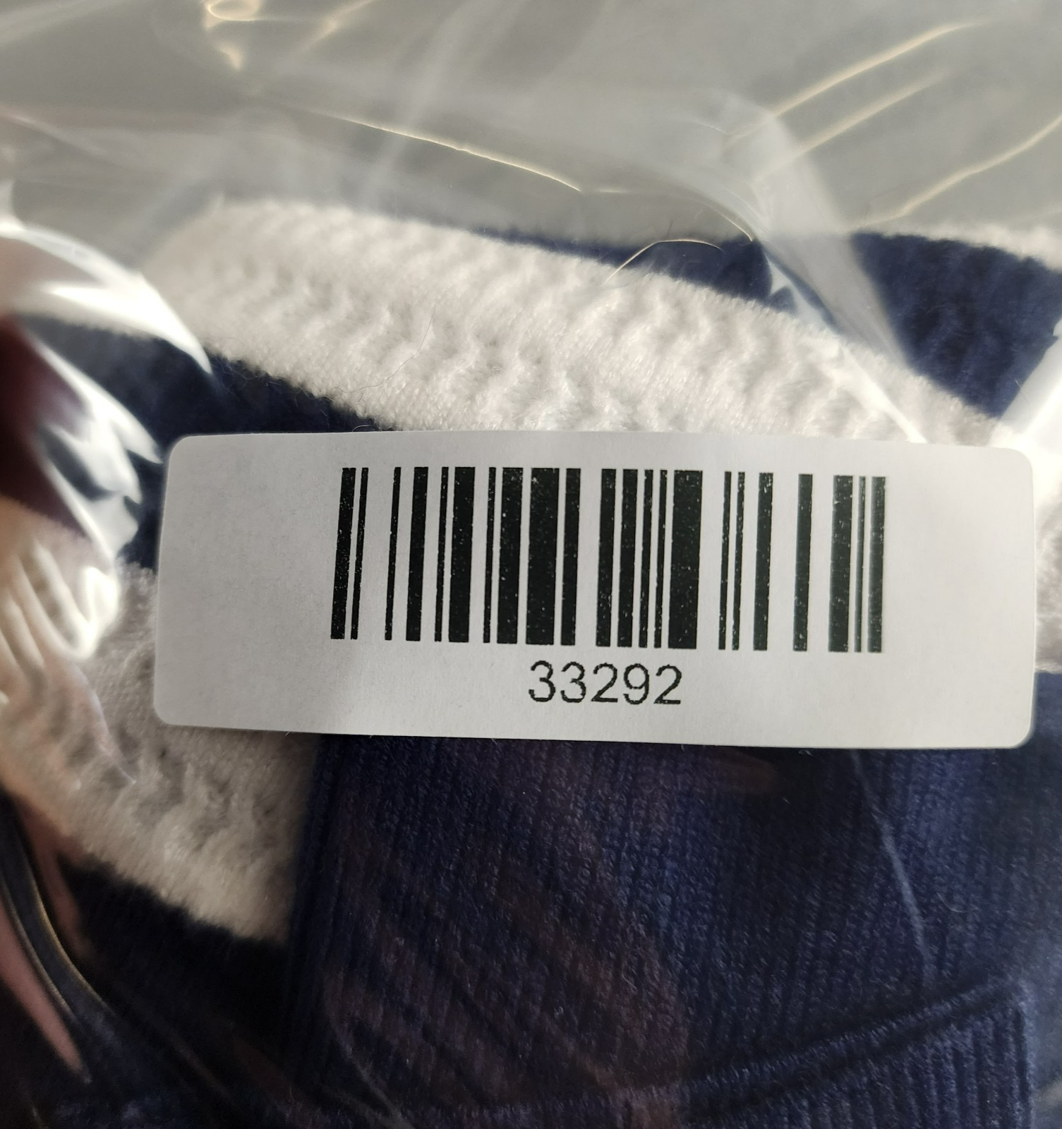 Generation Love Janice Cropped Sweater Women's S White/Navy Striped Long Sleeve - Picture 14 of 14