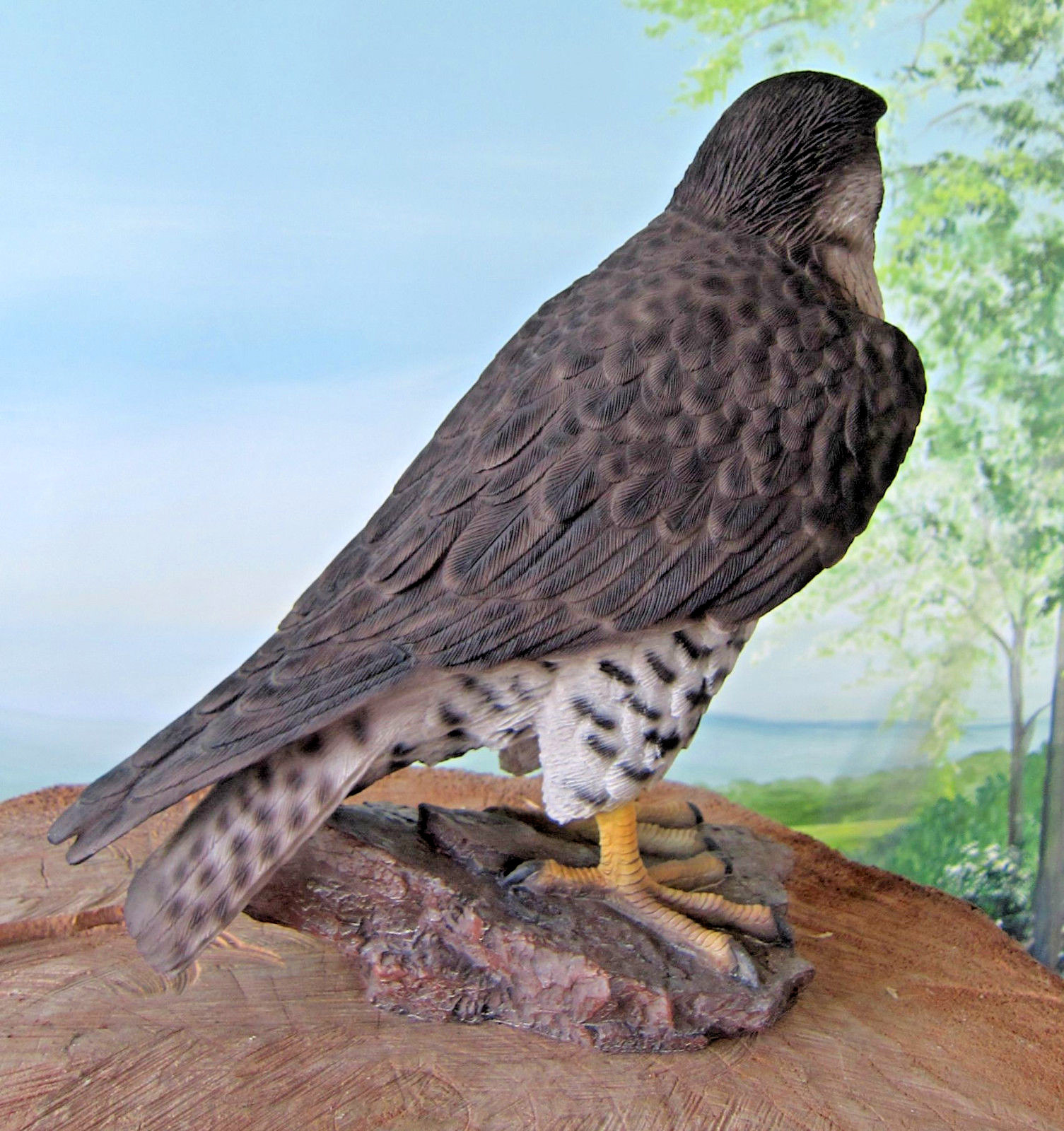 Garten &amp; Terrasse Lebensechter Falke Vogel Wanderfalke
