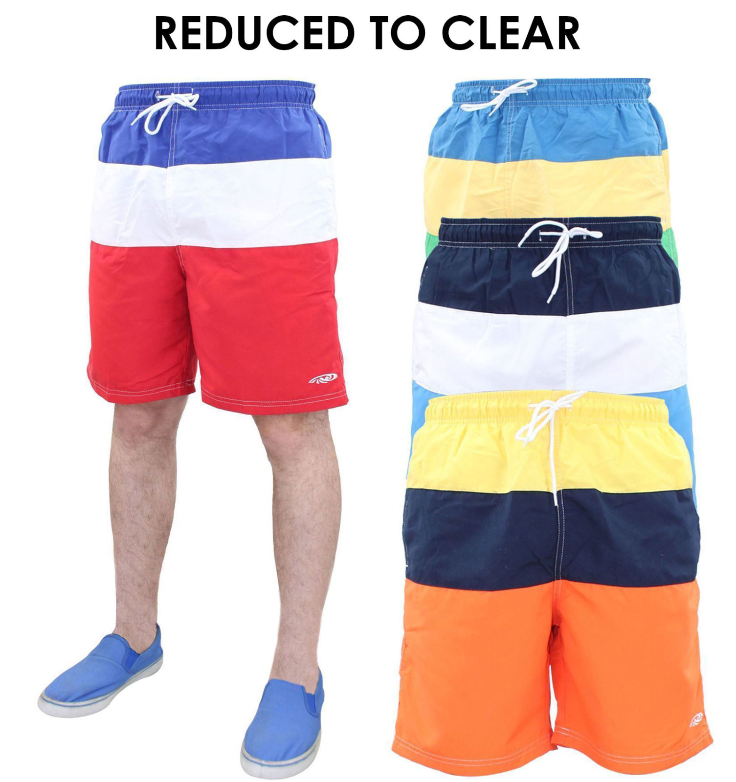Badeshorts Badehose Shorts Schwimmhose Herren Bermuda Schwimmshort Aqua-Speed