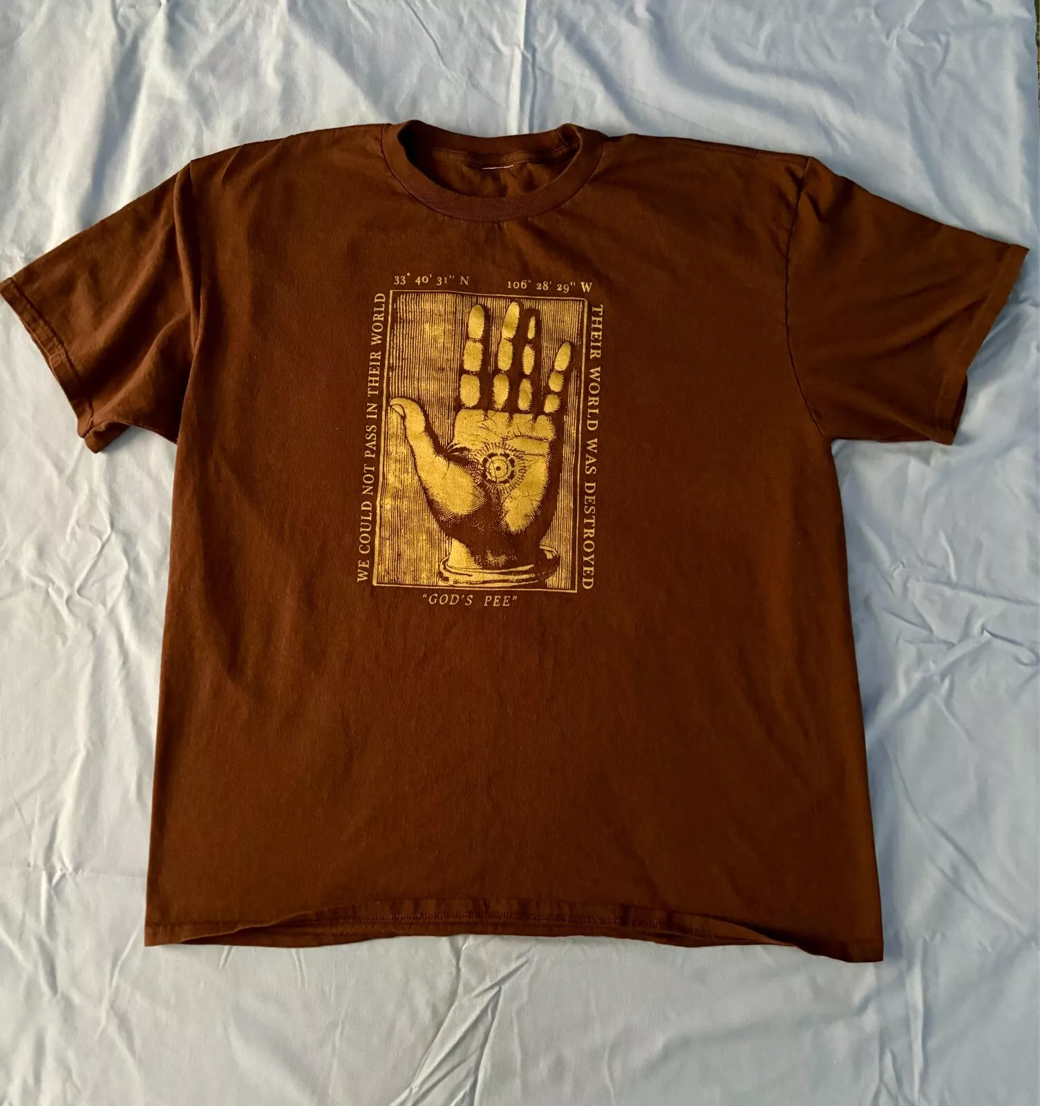 Godspeed You Black Emperor Band Dark Chocolate T Shirt Full