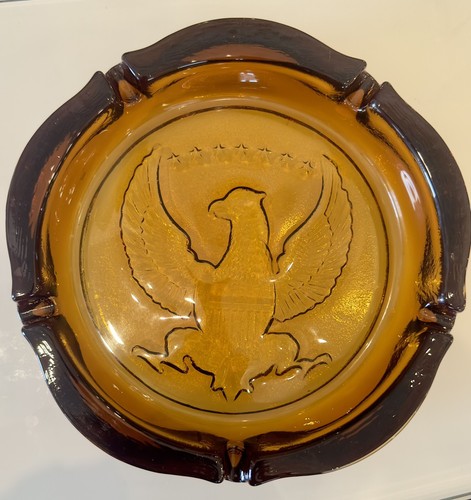 喫煙具・ライター vintage TRUMP ashtray Federal Vintage J. Trump's Glass Advertising Ashtray Trump Ash Tray