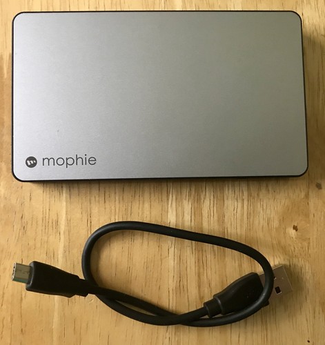 Mophie 6,000mAh External Battery Powerstation, Pre-owned, Free Shipping!
