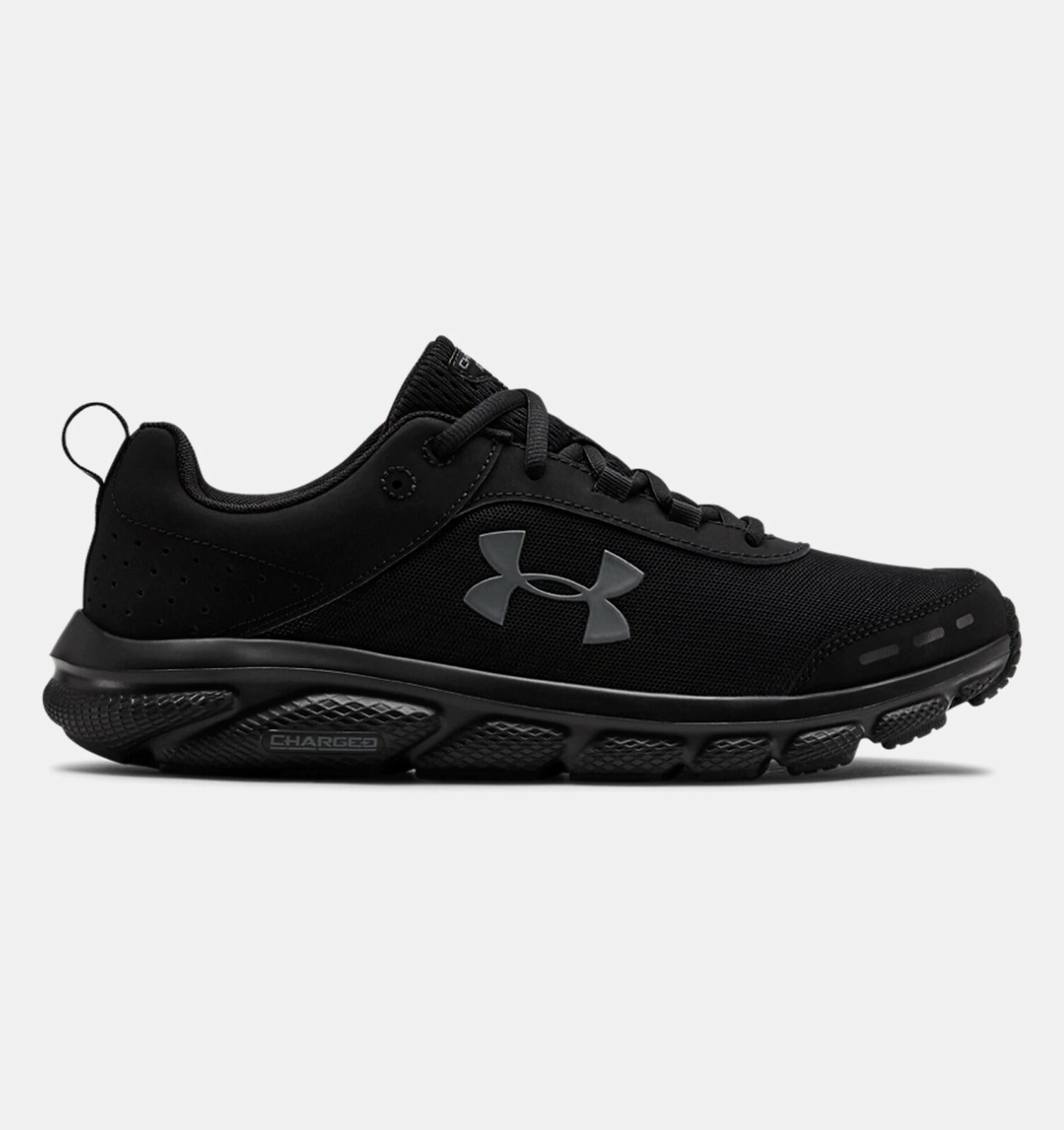 all black running shoes womens under armour
