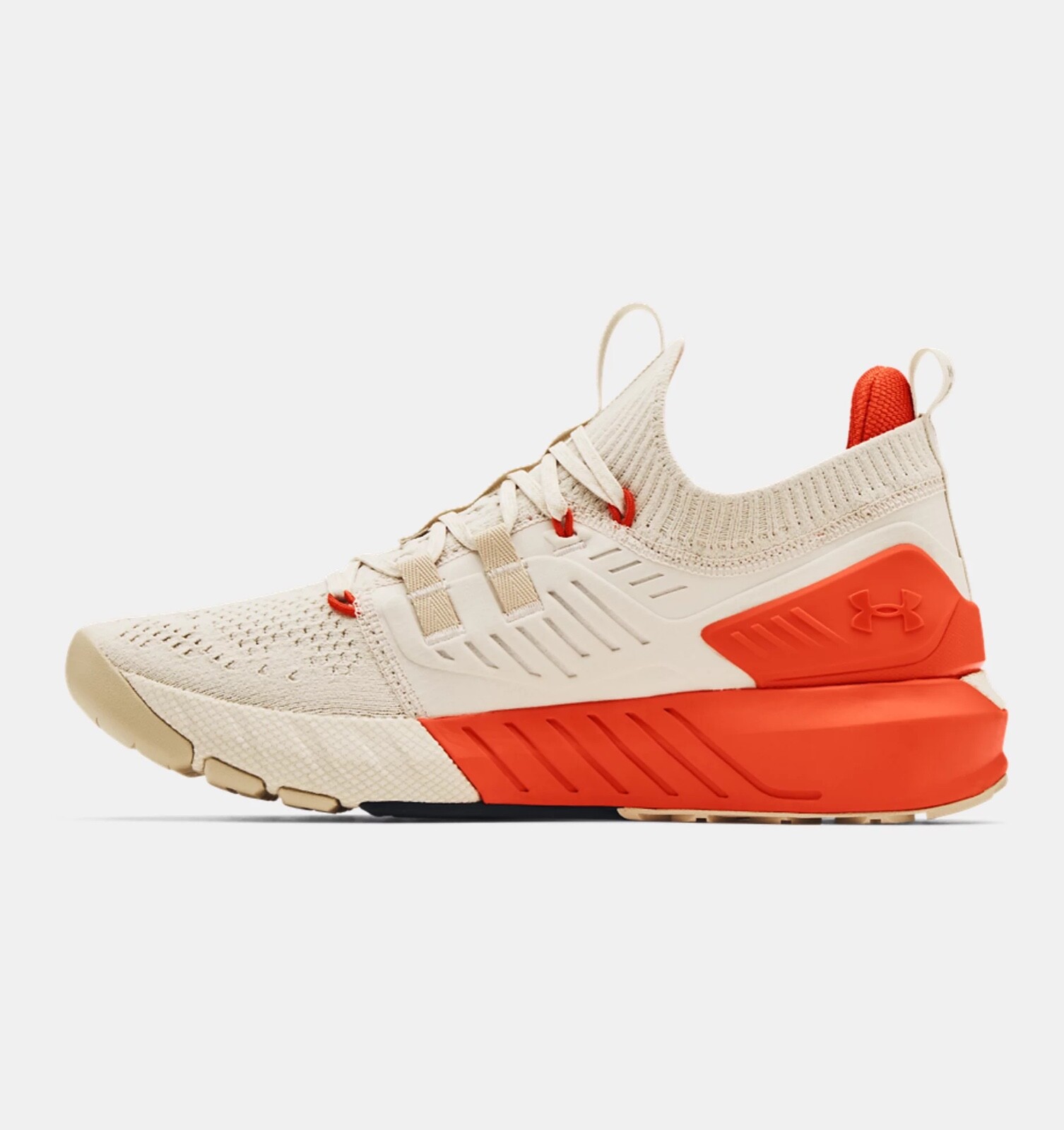 Pre-owned Under Armour Men's Ua Project Rock 3 Training Shoes Summer 2 Colors Available In White