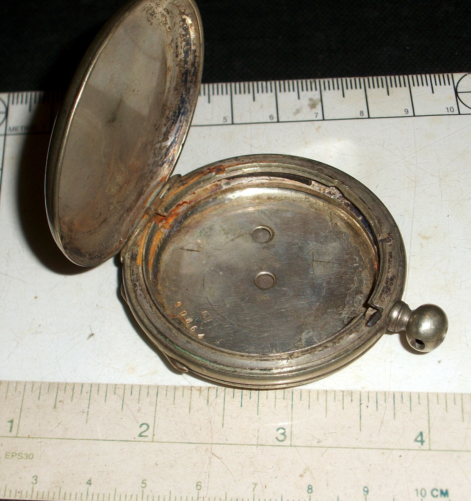 John Beesley English Antique Pocket Watch Case - For 44mm Movements Needs Repair