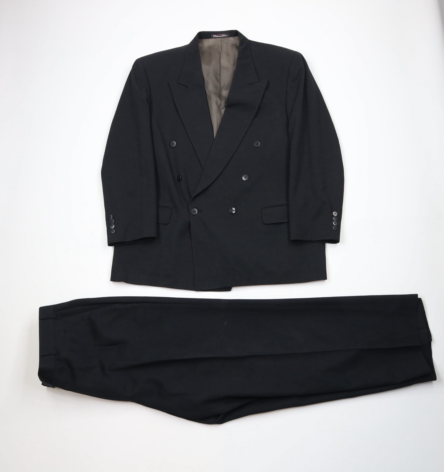 スーツ 90s 00s vintage wool double set up grey Vintage 90s Wool Grey Pant Suit, Minimalist Two Piece Set - Etsy