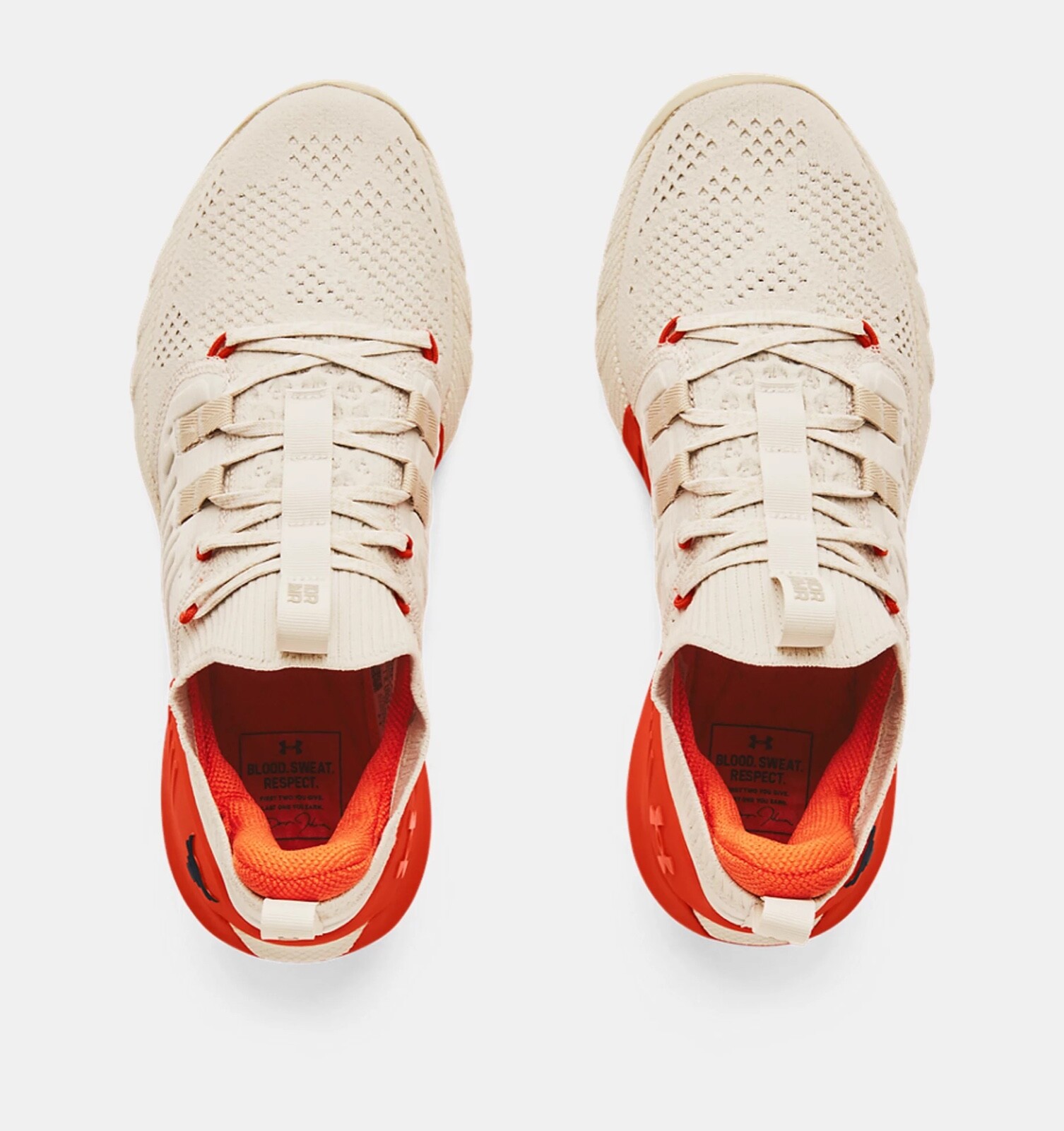 Pre-owned Under Armour Men's Ua Project Rock 3 Training Shoes Summer 2 Colors Available In White