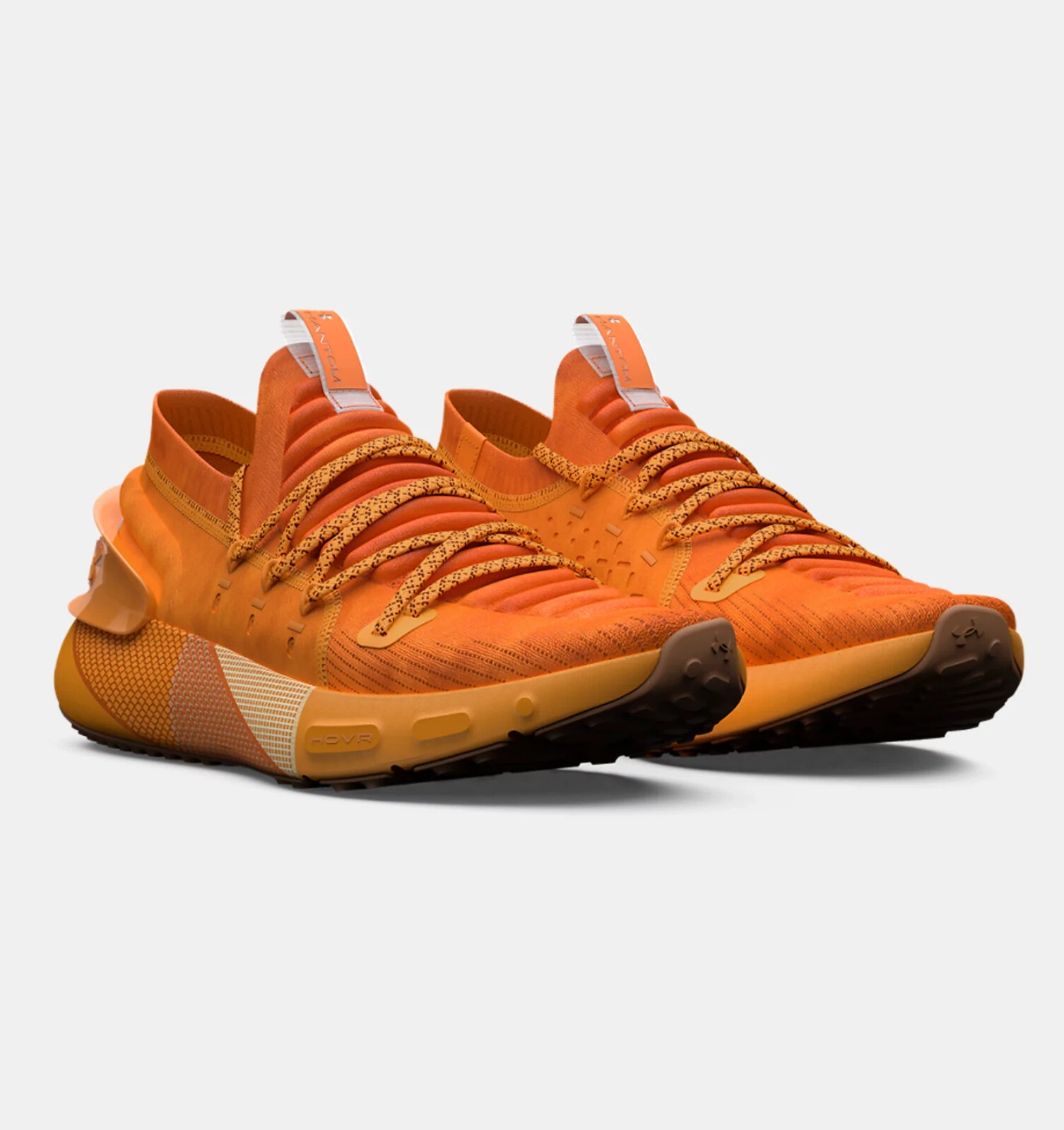 Pre-owned Under Armour Men's Ua Hovr™ Phantom 3 Dyed Running Shoes In Orange