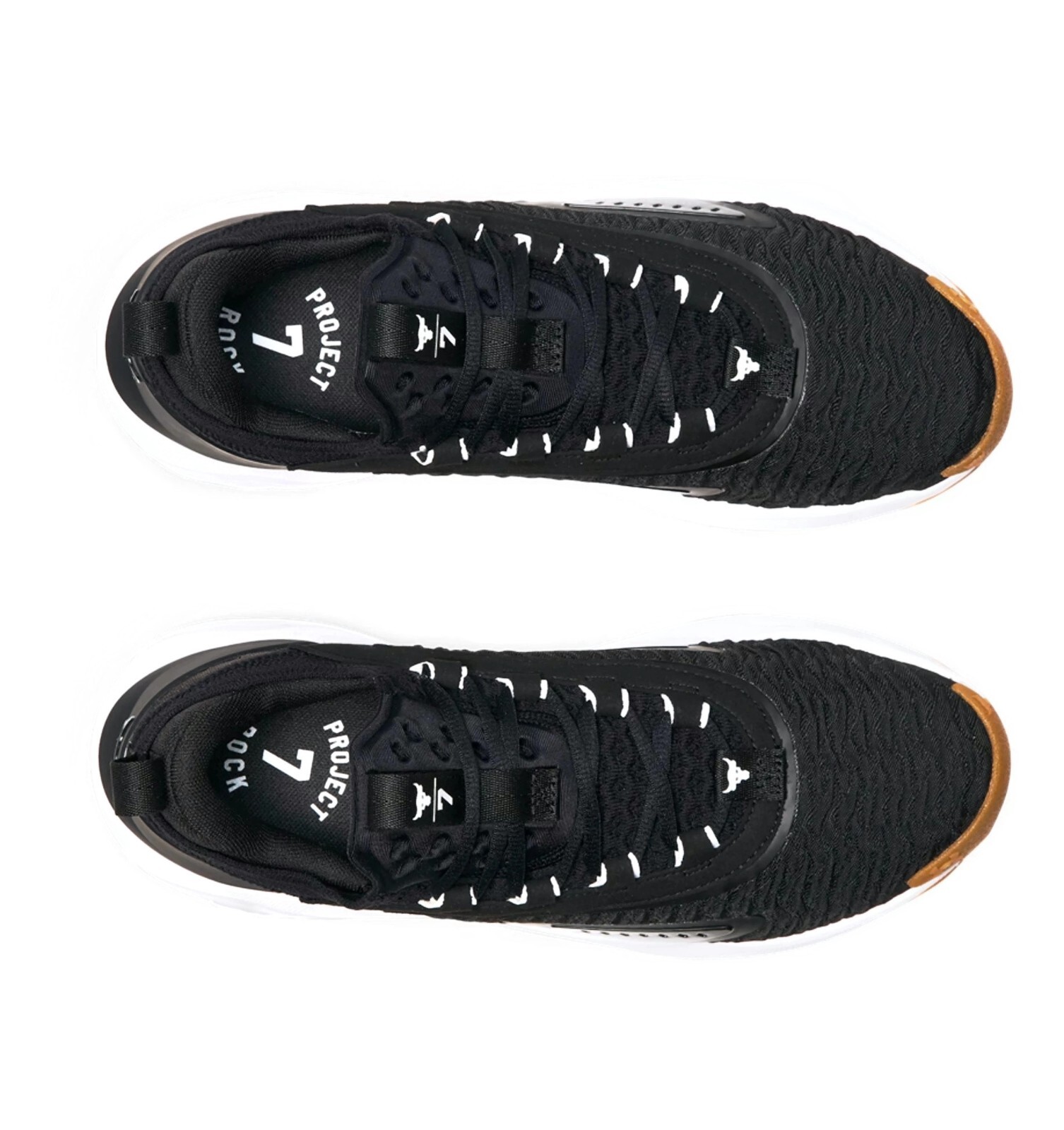 Pre-owned Under Armour Project Rock 7 Training Men's Sneakers Running Workout Shoes Black