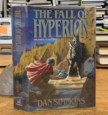 1990 The Fall of Hyperion Dan Simmons True 1st Edition with Loose Errata Leaf