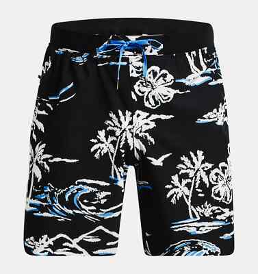 Under Armour UA Men's Project Rock Hybrid Printed Shorts Medium 1371253-001 NWT