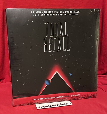 TOTAL RECALL Rare 3LP Soundtrack NEW SEALED Jerry Goldsmith QUARTET RECORDS