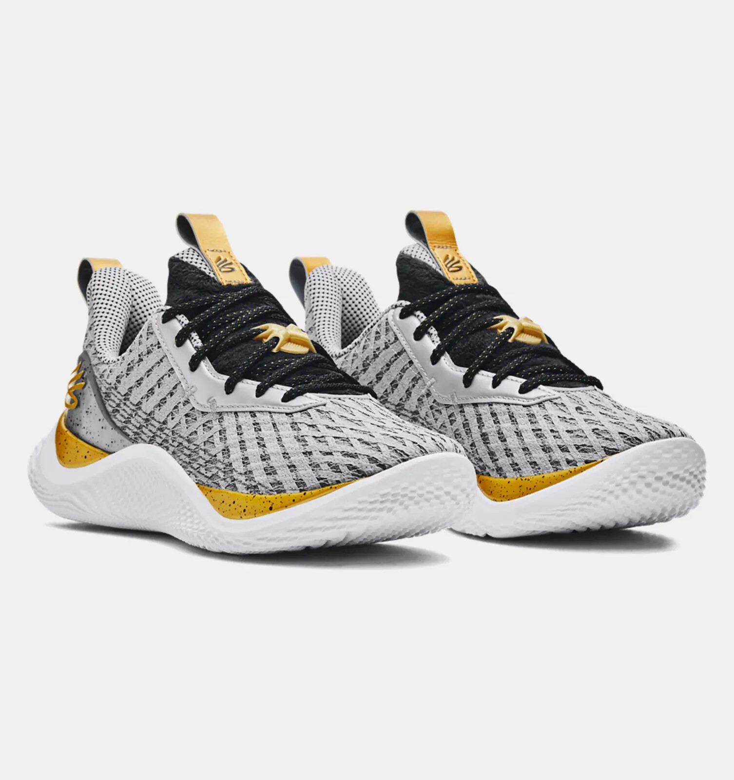 Pre-owned Under Armour Stephen Curry Flow 10 Father To Son Mod Gray Black Gold Grey 101