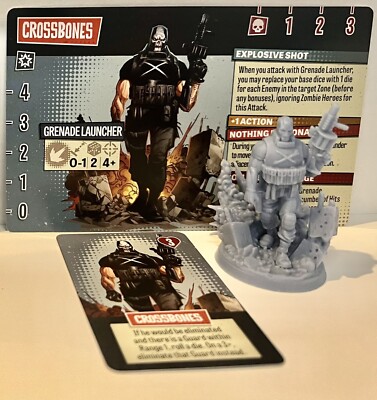 Marvel Zombies Crossbones Promos Box Kickstarter Exclusive Hero Zombicide CMON