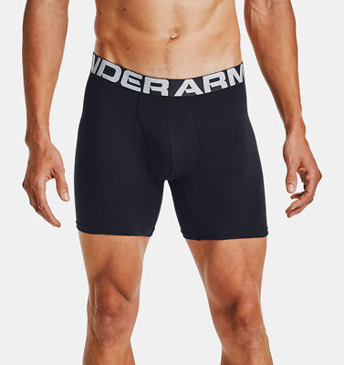 

Under Armour Charged Cotton 3-Pack Boxers Mens Black Casual, Черный, Under Armour Charged Cotton 3-Pack Boxers