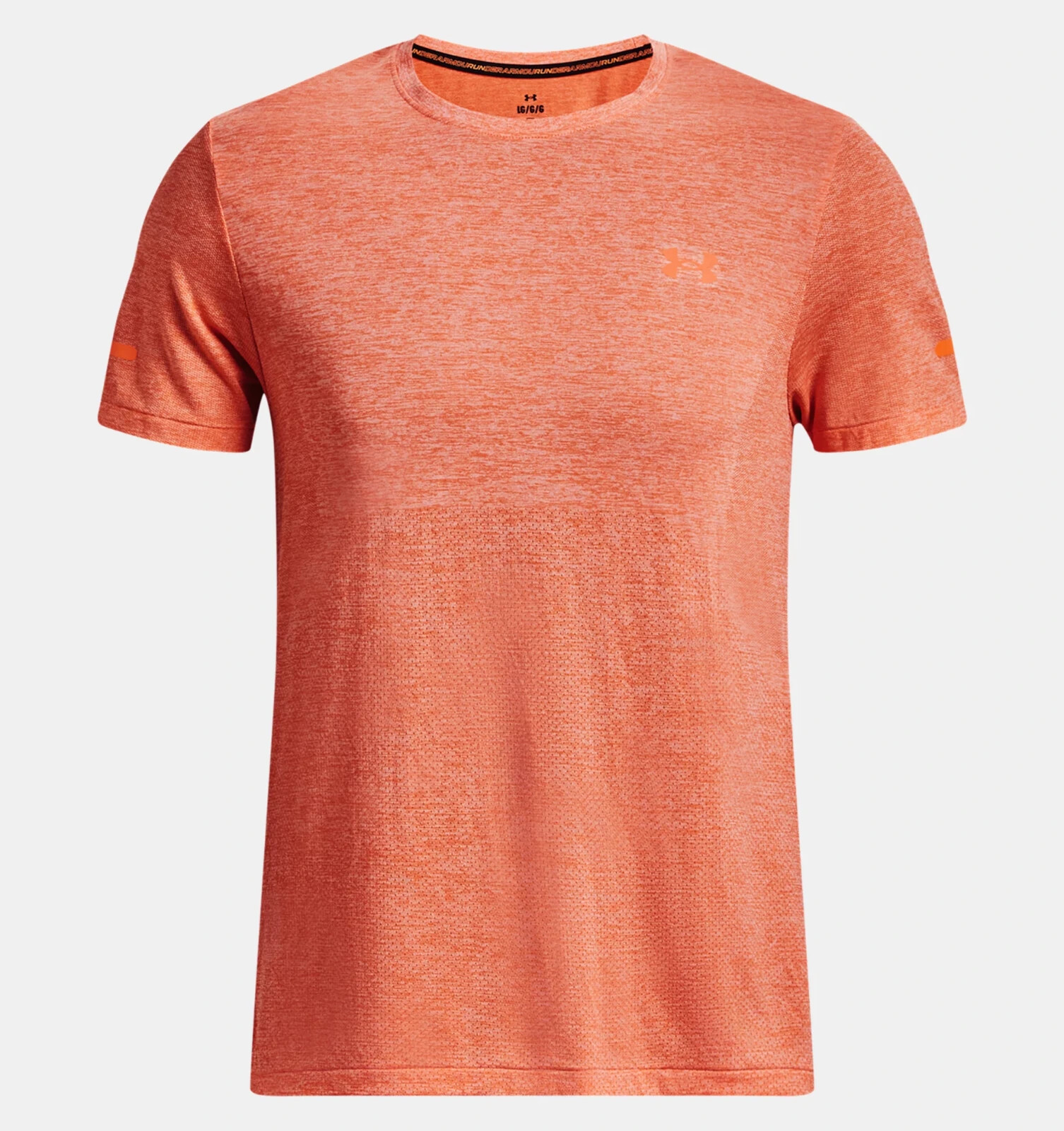 

Under Armour Mens UA Seamless Stride Short Sleeve Frosted Orange 1375692-848, Оранжевый
