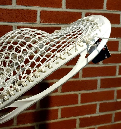 Warrior Nemesis 2 Goalie Lacrosse Head Strung w/15D Semi Soft Mesh-PICK SHOOTERS